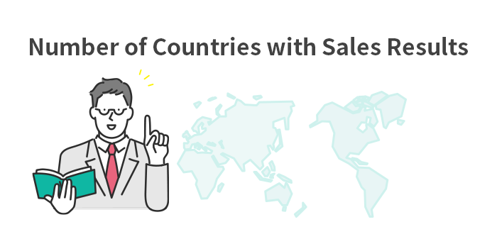 Number of Countries with Sales Results