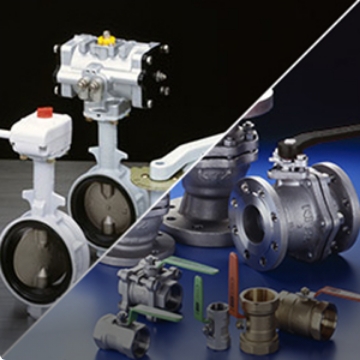 Butterfly valves and ball valves
