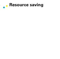 Resource saving