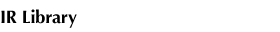IR Library